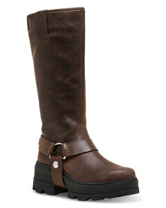 �\���� ���f�B�[�X �V���[�Y �u�[�c�E���C���u�[�c �g�[�� ���U�[ Sorel Women's JOAN FRWD Leather Tall Boots Tobacco Brown �u���E��