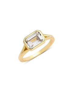 �V���V ���f�B�[�X �A�N�Z�T���[ �����O Shashi Emerald Baguette Bezel Ring Rose Gold �S�[���h