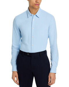 �{�X �����Y �g�b�v�X �V���c BOSS Robbie Sharp Fit Shirt Light Blue �u���[