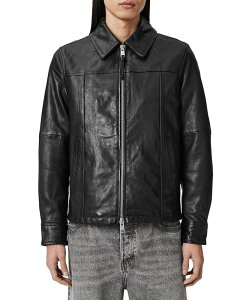�I�[���Z�C���c �����Y �A�E�^�[ �W���P�b�g�E�u���]�� ���U�[ ALLSAINTS Fitted Leather Jacket Black �u���b�N