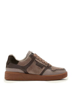 �I�[���Z�C���c �����Y �V���[�Y �X�j�[�J�[ �v���X�T�C�Y ALLSAINTS Men's Regan Plus Low Top Sneakers Karoo Brown �u���E��