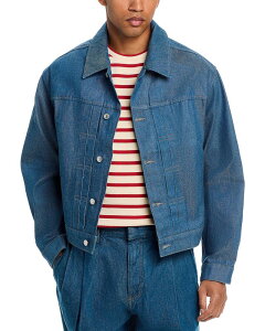 �t���[�S �����Y �A�E�^�[ �W���P�b�g�E�u���]�� ���M�����[�t�B�b�g �f�j�� HUGO Regular Fit Denim Jacket Dark Blue �u���[