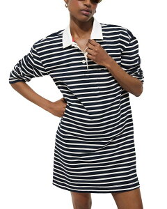 �A���b�N�X�~�� ���f�B�[�X �g�b�v�X �����s�[�X Alex Millizzy Rugby Dress Navy/ivory �A�C�{���[