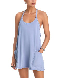 �t���[�s�[�v�� ���f�B�[�X �g�b�v�X �����s�[�X �~�j Free People Hot Shot Mini Dress Blue Ash �A�b�V��