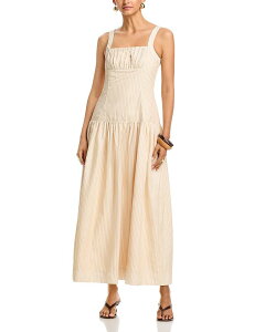 ���C���A���h�h�b�g ���f�B�[�X �g�b�v�X �����s�[�X �}�L�V Line & Dot Noemi Maxi Dress Yellow Multi �C�G���[