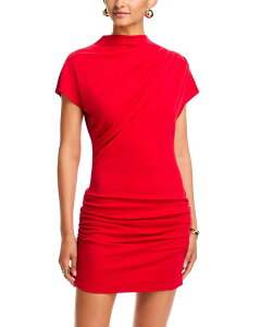 ���C���A���h�h�b�g ���f�B�[�X �g�b�v�X �����s�[�X �~�j Line & Dot Archer Mini Dress Red ���b�h