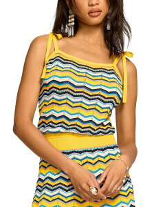 ���C�~�[ �u���b�N ���f�B�[�X �g�b�v�X �����s�[�X Ramy Brook Cali Tie Strap Dressunshine Chevron