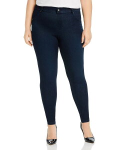 �q���[ ���f�B�[�X �{�g���X ���M���X �f�j�� �n�C�E�G�X�g HUE Ultra-Soft High-Waistedenim Leggings Black Indigo Wash �u���b�N