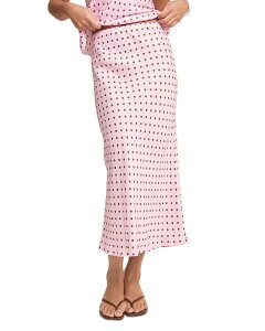 �m�[�o�f�B�[�Y �`���C���h ���f�B�[�X �{�g���X�J�[�g �v�����g �~�f�B Nobody's Child Alana Dot Print Midi Skirt Pink �s���N