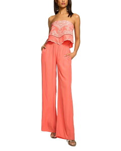 ���C�~�[ �u���b�N ���f�B�[�X �g�b�v�X �W�����v�X�[�c Ramy Brook Aspen Jumpsuit Coral �R�[����
