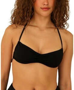 �f�B�b�s���E�f�C�W�[ ���f�B�[�X ���� �g�b�v�̂� Dippin' Daisy's Christina Tie Straps Bandeau Bikini Top Black �u���b�N