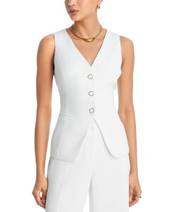 �A�N�A ���f�B�[�X �A�E�^�[ �x�X�g AQUA Soft Vest - Exclusive White �z���C�g