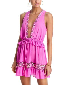 ���C�~�[ �u���b�N ���f�B�[�X �g�b�v�X �����s�[�X Ramy Brook Gwendolyn Dress Cover Up Radiant Pink �s���N