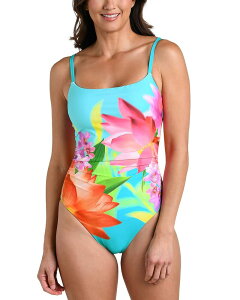 ���u�����J ���f�B�[�X ���� �㉺�Z�b�g La Blanca Sunset Botanica Lingerie One Piece Swimsuit Multi �}���`�J���[