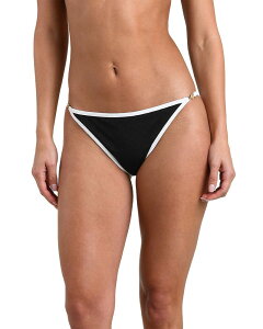 ���W�����X ���f�B�[�X ���� �{�g���X�̂� L'AGENCE Violet Fine Line String Bikini Bottom Black �u���b�N