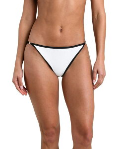 ���W�����X ���f�B�[�X ���� �{�g���X�̂� L'AGENCE Violet Fine Line String Bikini Bottom White �z���C�g