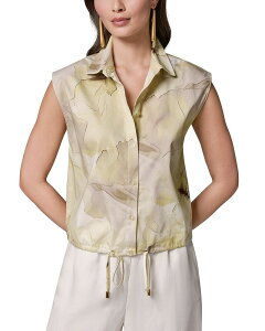 �_�i �L������ �j���[���[�N ���f�B�[�X �g�b�v�X �V���c �m�[�X���[�u Donna Karanew York Drawstring Hem Sleevelesshirt Citrus Green �O���[��