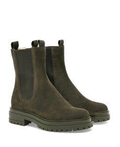 �W�������B�g ���b�V ���f�B�[�X �V���[�Y �u�[�c�E���C���u�[�c Gianvito Rossi Women's Chester Booties Green Suede Leather �O���[��