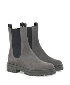 �W�������B�g ���b�V ���f�B�[�X �V���[�Y �u�[�c�E���C���u�[�c Gianvito Rossi Women's Chester Booties Grey Suede Leather �O���[
