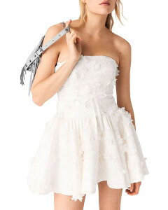 �}�[�W�� ���f�B�[�X �g�b�v�X �����s�[�X Maje Rapalita Dress White �z���C�g