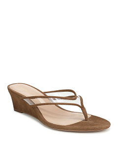 ���F���j�J �x�A�[�h ���f�B�[�X �V���[�Y �T���_�� Veronica Beard Women's Clea Wedge Sandals Clear/Chestnut