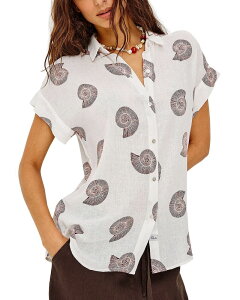 ���C���Y ���f�B�[�X �g�b�v�X �V���c �v�����g Rails Farrah Shell Printop Spiral Shells