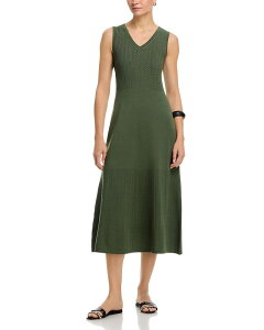�G���[�^�n�� ���f�B�[�X �A�E�^�[ �j�b�g�E�Z�[�^�[ Elie Tahari Thelena Sweater Dress Dark Sage �Z�[�W