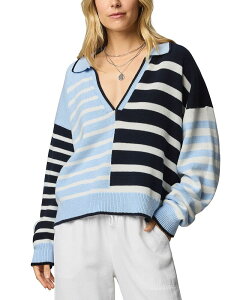 �X�v�����f�B�b�g ���f�B�[�X �A�E�^�[ �j�b�g�E�Z�[�^�[ �|���V���c Splendid Arden Striped Polo Sweater Navy/Sea Breeze �l�C�r�[