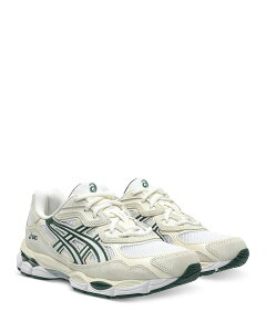�A�V�b�N�X ���f�B�[�X �V���[�Y �X�j�[�J�[ Asics Unisex GEL-NYC Sneakers Ivory/Forest Night �A�C�{���[