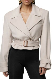 �W�F�C���b�N�X���[�x�� ���f�B�[�X �A�E�^�[ �W���P�b�g�E�u���]�� JLUXLABEL Sharpresence Crop Jacket Beige �x�[�W��