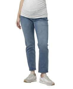 ���C�v�}�^�j�e�B ���f�B�[�X �{�g���X �f�j���p���c ���B���e�[�W Ripe Maternity Hunter Over Bump Crop Jean in Vintage Wash Vintage Wash