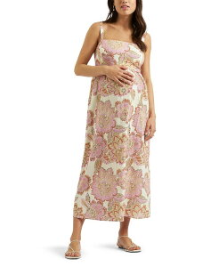 ���C�v�}�^�j�e�B ���f�B�[�X �g�b�v�X �����s�[�X ���l�� Ripe Maternity Hope Tie Back Linen Dress Beige �x�[�W��