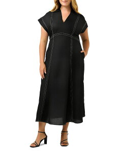 �G�X�e���v���X ���f�B�[�X �g�b�v�X �����s�[�X �G���p�C�A Estelle Plus Arden Empire Waist Dress Black �u���b�N