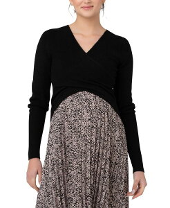 ���C�v�}�^�j�e�B ���f�B�[�X �A�E�^�[ �j�b�g�E�Z�[�^�[ Ripe Maternity Willa Nursing Knit Sweater Black �u���b�N