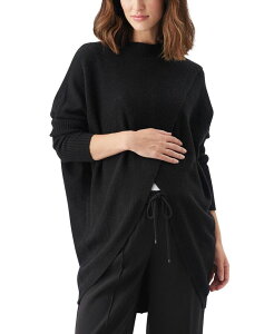 ���C�v�}�^�j�e�B ���f�B�[�X �A�E�^�[ �j�b�g�E�Z�[�^�[ Ripe Maternity Hallie Cross Over Knit Sweater Black �u���b�N