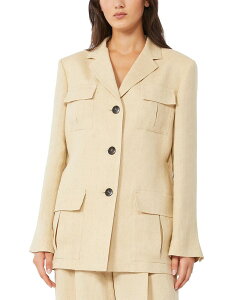 �}�b�N�X�}�[�� ���f�B�[�X �A�E�^�[ �W���P�b�g�E�u���]�� Max Mara Studio Mstadesso Single Breasted Jacket Colonial