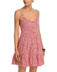 �t�����`�R�l�N�V���� ���f�B�[�X �g�b�v�X �����s�[�X �~�j FRENCH CONNECTION Blair Agnes Mini Dress Candied Apple