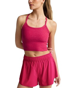 �r�����h���K ���f�B�[�X �g�b�v�X �^���N�g�b�v �N���b�v�h Beyond Yoga Spacedye Slim Racerback Cropped Tank Berry Red Heather �w�U�[