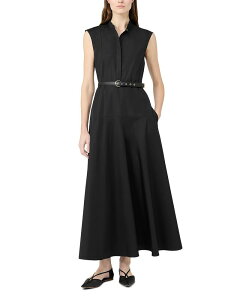 �}�b�N�X�}�[�� ���f�B�[�X �g�b�v�X �����s�[�X Max Mara Studio Mstgesto Dress Black �u���b�N