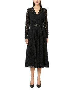 �}�b�N�X�}�[�� ���f�B�[�X �g�b�v�X �����s�[�X ���[�X Max Mara Studio Mstagrume Lace Dress Black �u���b�N