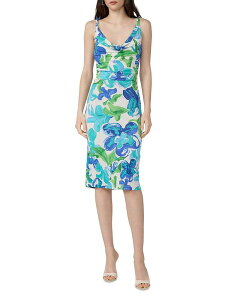 �_�C�A�� �t�H�� �t�@�X�e���o�[�O ���f�B�[�X �g�b�v�X �����s�[�X DIANE von FURSTENBERG Delaney Dress Cote Ibiza Blue �u���[