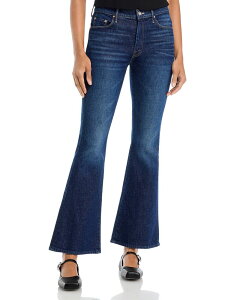 �}�U�[ ���f�B�[�X �{�g���X �f�j���p���c �W�[���Y MOTHER The Weekender Mid Rise Fla red Jeans In Kicks And Riffs Kicks And Riffs