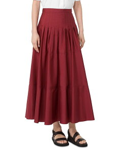 �}�b�N�X�}�[�� ���f�B�[�X �{�g���X�J�[�g Max Mara Studio Mstopera Skirt Brick Red ���b�h
