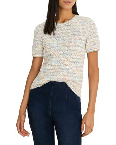 �j�b�N�v���X�]�[�C ���f�B�[�X �A�E�^�[ �j�b�g�E�Z�[�^�[ T�V���c NIC+ZOE Palette Mix Sweater Tee Green Multi �O���[��