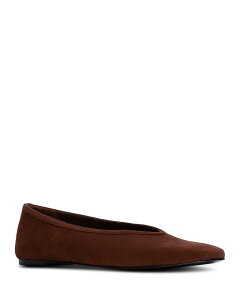 �u���b�N�X�G�[�h�X�^�W�I ���f�B�[�X �V���[�Y �p���v�X Black Suede Studio Women'snip Toe Ballet Flats Brownie Suede