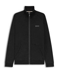�q���[�S�{�X �����Y �A�E�^�[ �W���P�b�g�E�u���]�� ���S Hugo Boss Authentic Logo Jacket Black �u���b�N