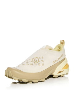 �}���^���}���W�F�� �����Y �V���[�Y �X�j�[�J�[ MM6 Maison Margiela x Salomon Men's MM6 Slip On Sneakers Vanilla