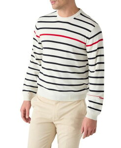 ���o�[�g �^���{�b�g �����Y �A�E�^�[ �j�b�g�E�Z�[�^�[ Robertalbott Cookenginee red Stripe Sweater White and Navy �z���C�g