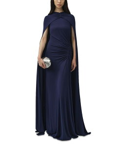 �V���J�C ���f�B�[�X �g�b�v�X �����s�[�X �P�[�v�f�U�C�� �L���b�v �P�[�v SIMKHAI Demi Cape Gown Midnight