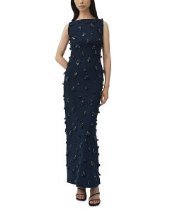 �V���J�C ���f�B�[�X �g�b�v�X �����s�[�X �}�L�V SIMKHAI Claudia Embellished Maxi Dress Midnight